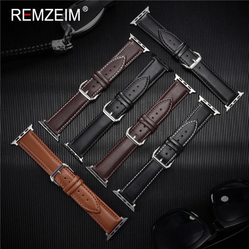 Calfskin Leather Watchband