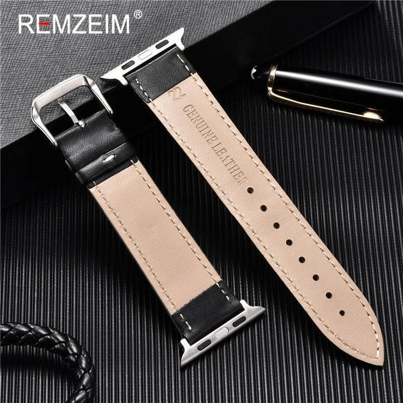 Calfskin Leather Watchband