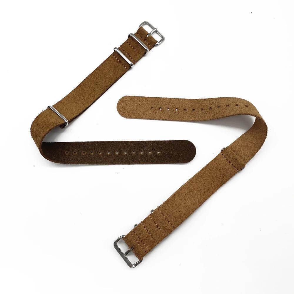 Premium Soft Suede Leather Watch Band