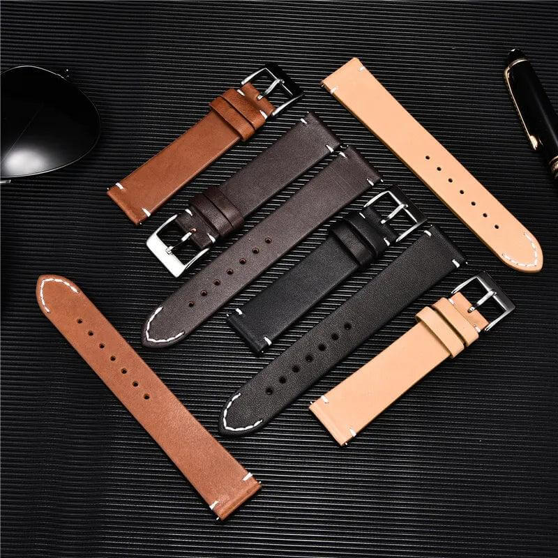 Luffyte Quick Release Leather Watchband