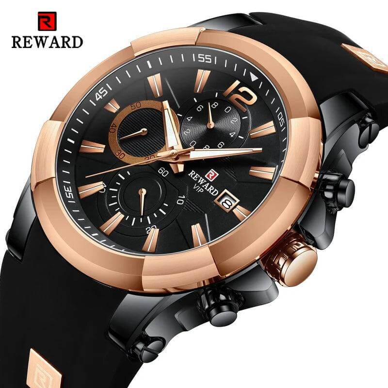 REWARD Quartz Wristwatch - Model 83006M