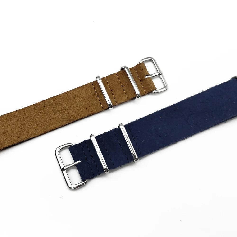 Premium Soft Suede Leather Watch Band