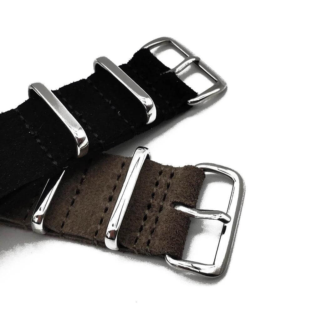 Premium Soft Suede Leather Watch Band