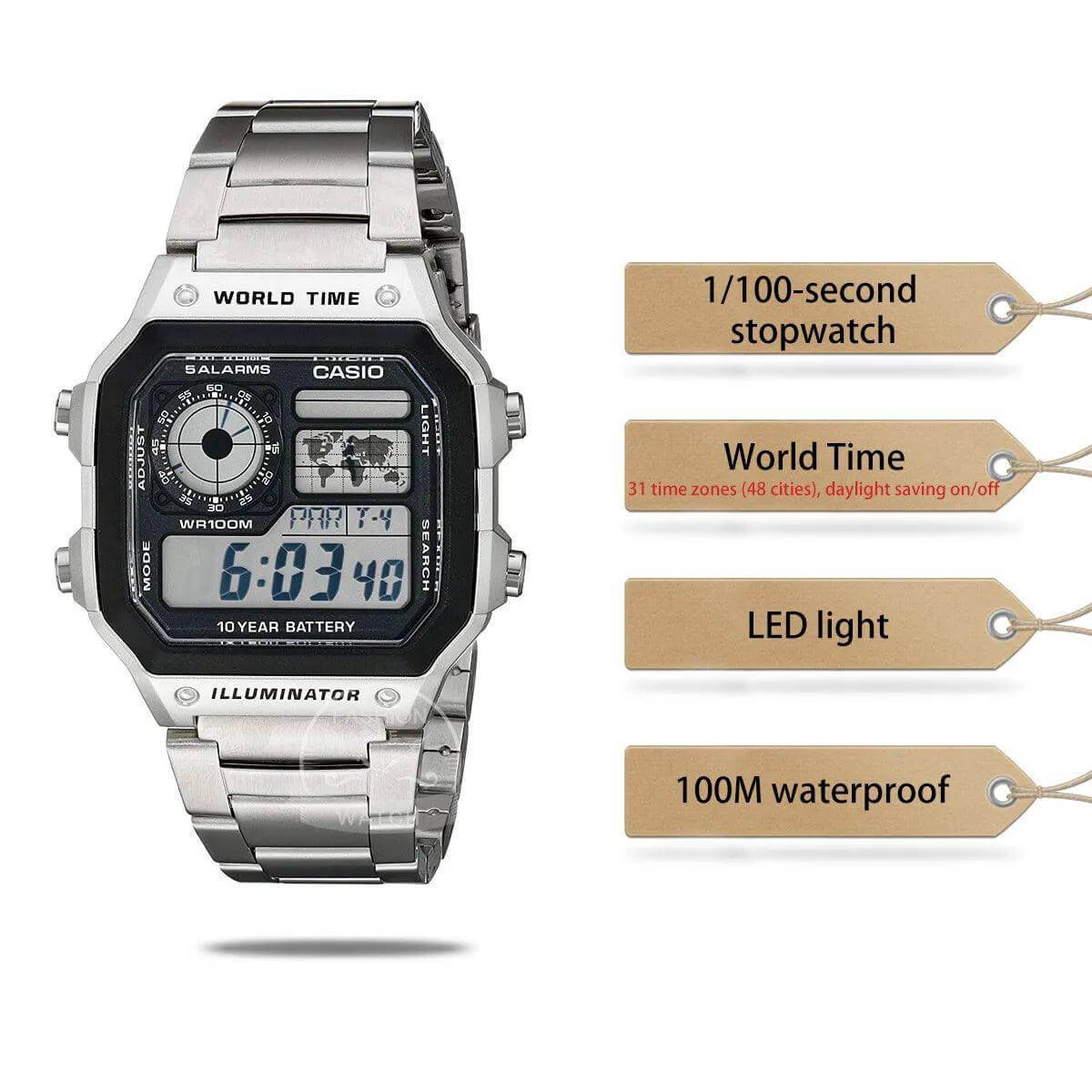 Casio AE-1200WHD-1A Quartz Wristwatch