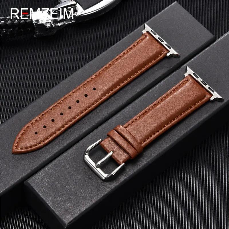 Calfskin Leather Watchband