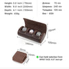 Luxury 1/2/3 Slots Watch Roll Box Leather Watch Case