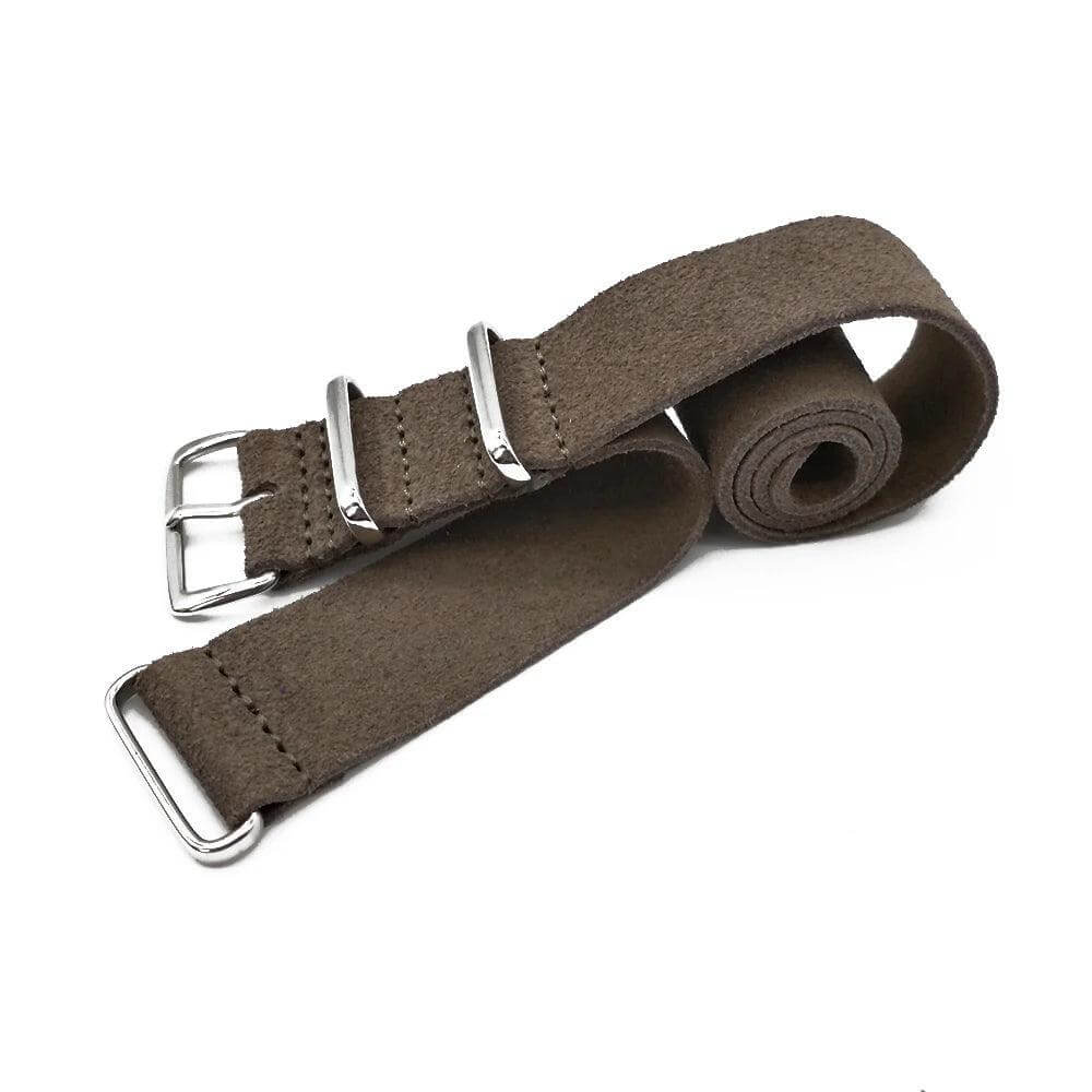 Premium Soft Suede Leather Watch Band