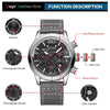 MEGIR Quartz Wristwatch - Model MS2110G-1