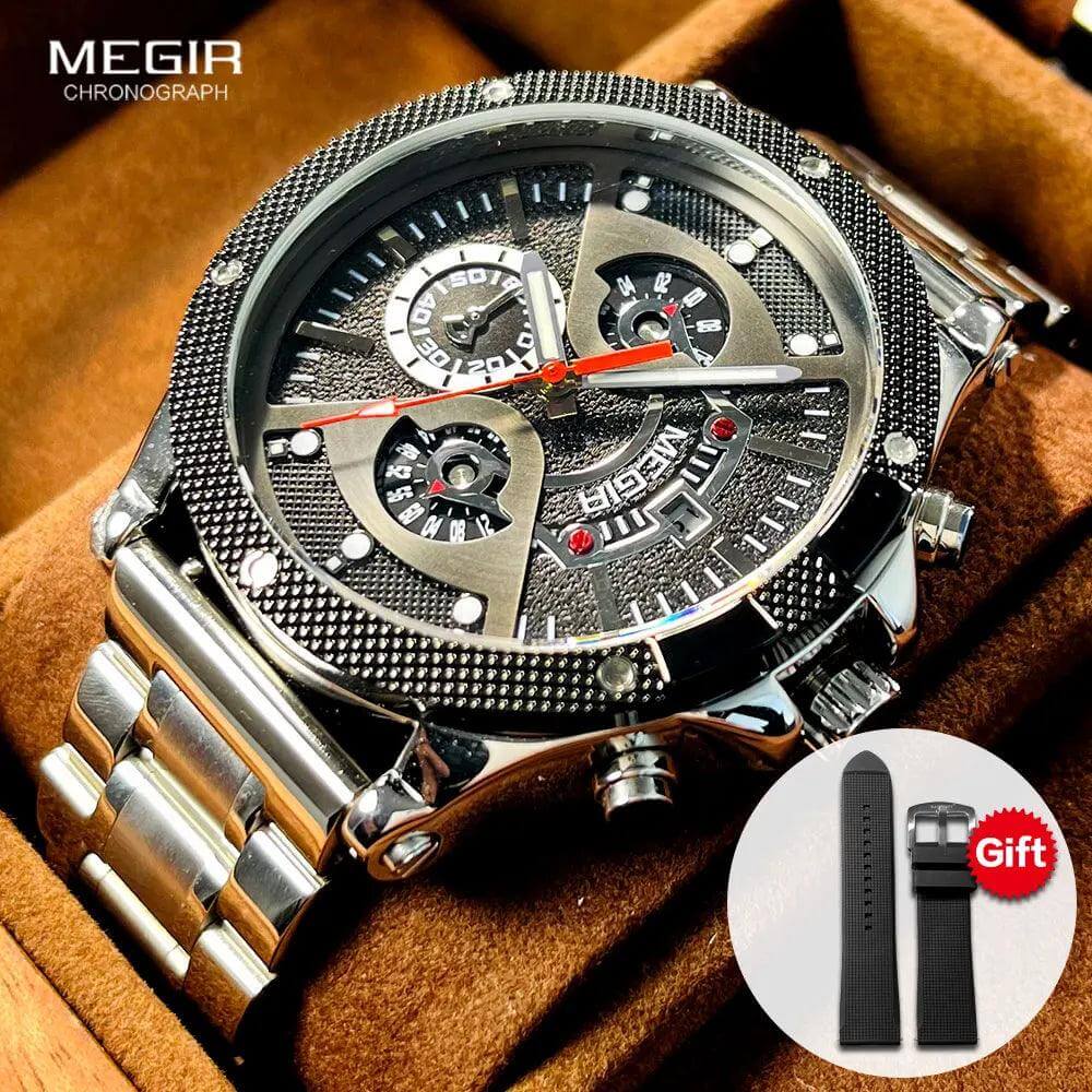 MEGIR Sport Quartz Wristwatch - Model MS2216G-1