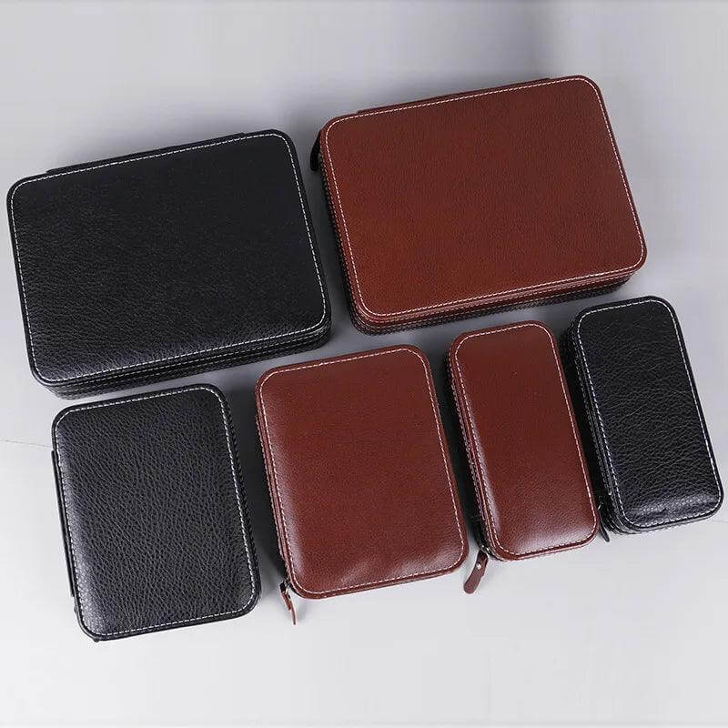 Watch Box Portable 2/4/8 Slot Leather Case