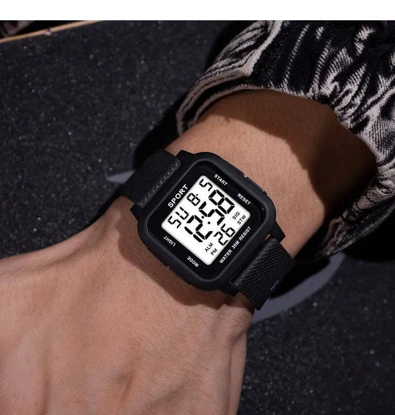 YIKAZE Men's Digital Sports Watch