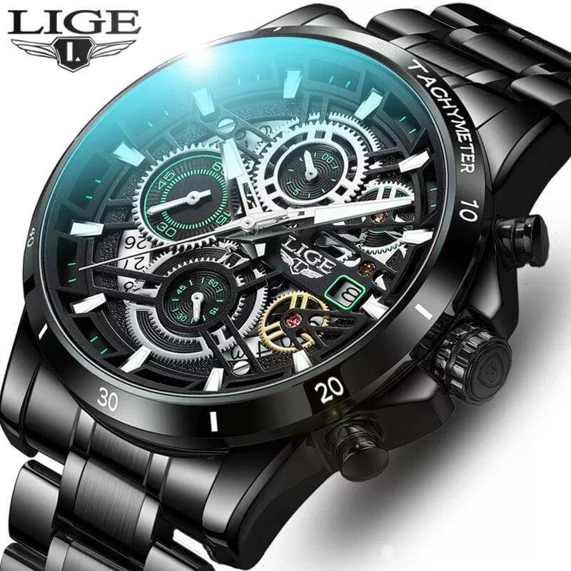 LIGE Quartz Wristwatch - Model 8977