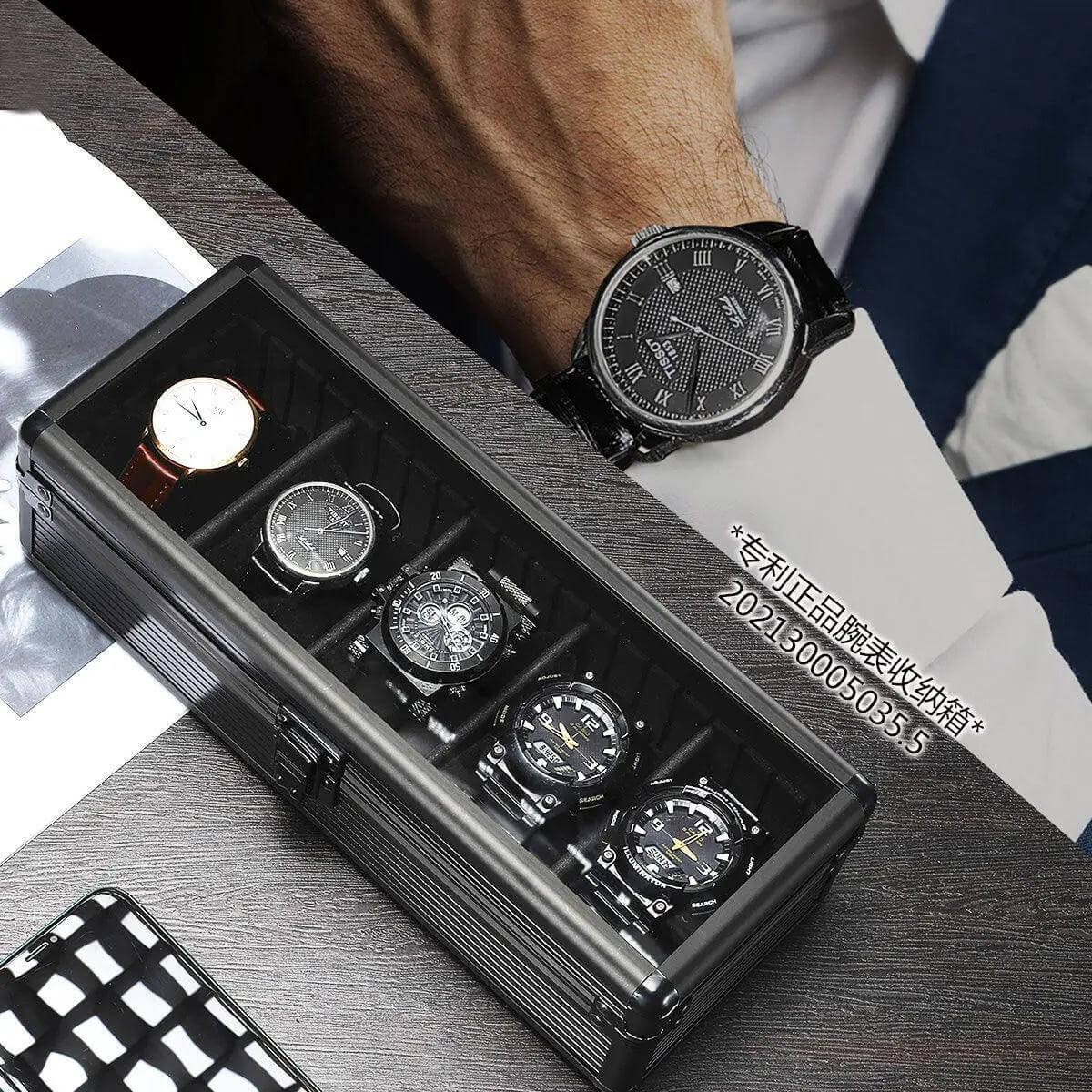 Box Watch Organizer Black