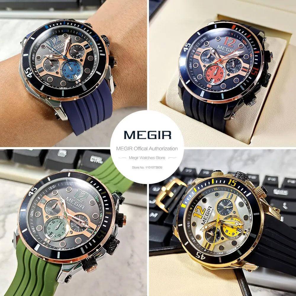 MEGIR Quartz Wristwatch - Model MN2206GS