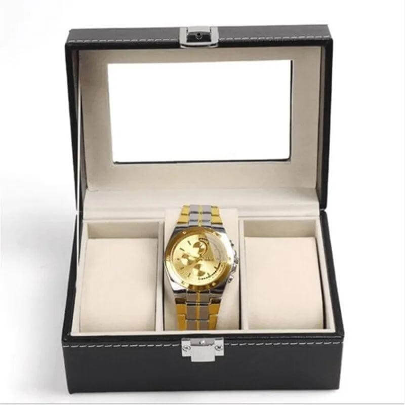 1/2/3/5/6 Grids Watch Box Leather Watch Case