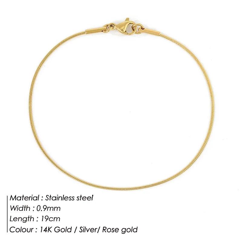 Gold Stainless Steel Bracelets