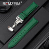 REMZEIM Leather Watchband - Model MRZ0174A