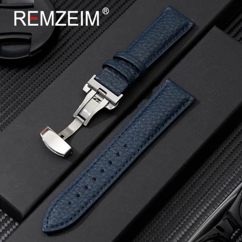 REMZEIM Leather Watchband - Model MRZ0174A