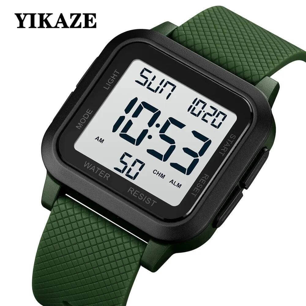 YIKAZE Men's Digital Sports Watch