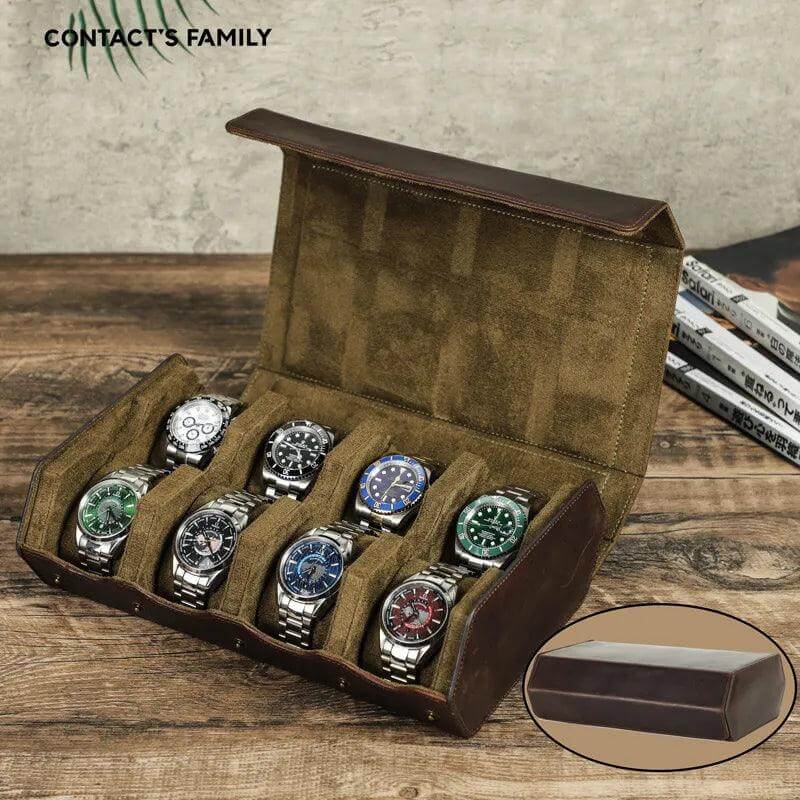 Leather Watch Box Organizer