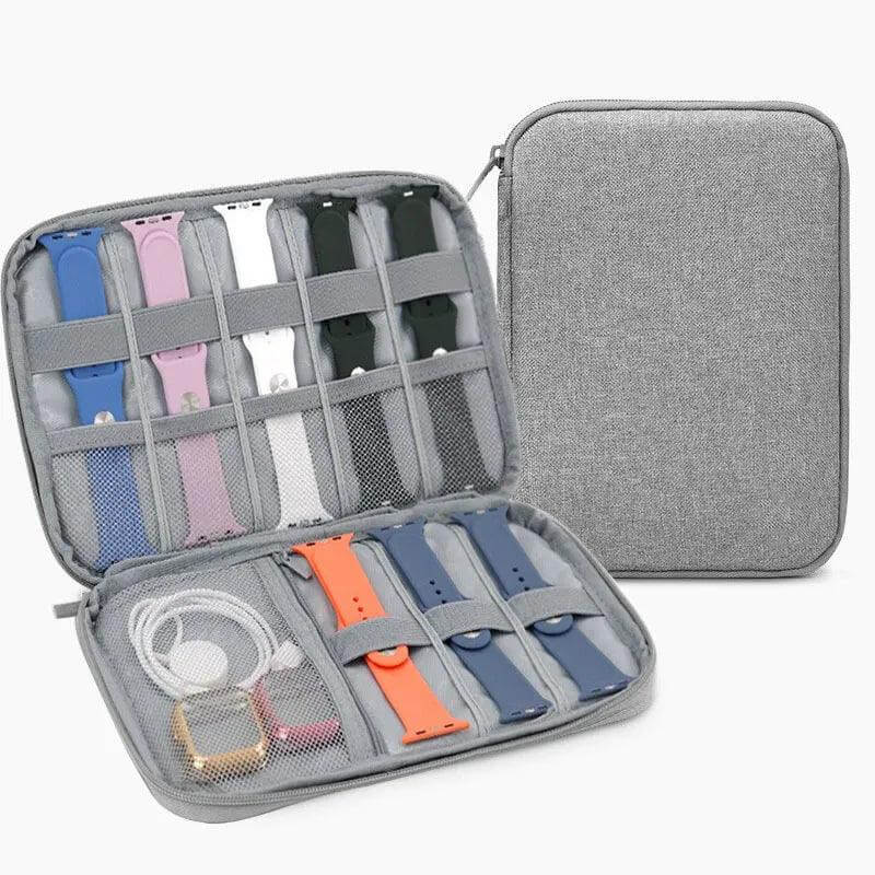 Grey Multifunctional Watch Storage Bag