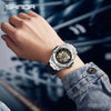 SANDA 7014 Luxury Tourbillon Men's Mechanical Watch Fashion Skeleton Automatic Clock Waterproof Sports Men's Watch Reloj Hombre