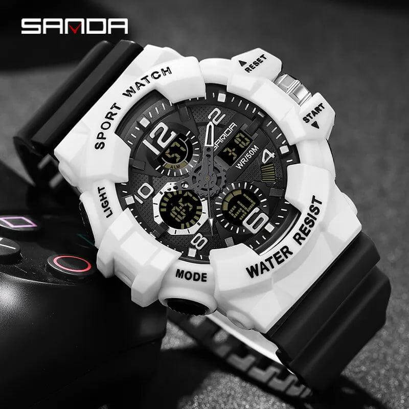 Sanda Dual Display Wristwatch - Model 3168