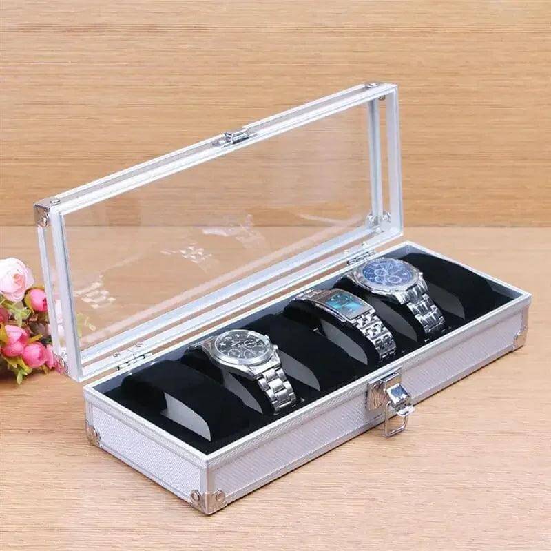 6/12 Slots Watch Storage Box Jewelry Organizer