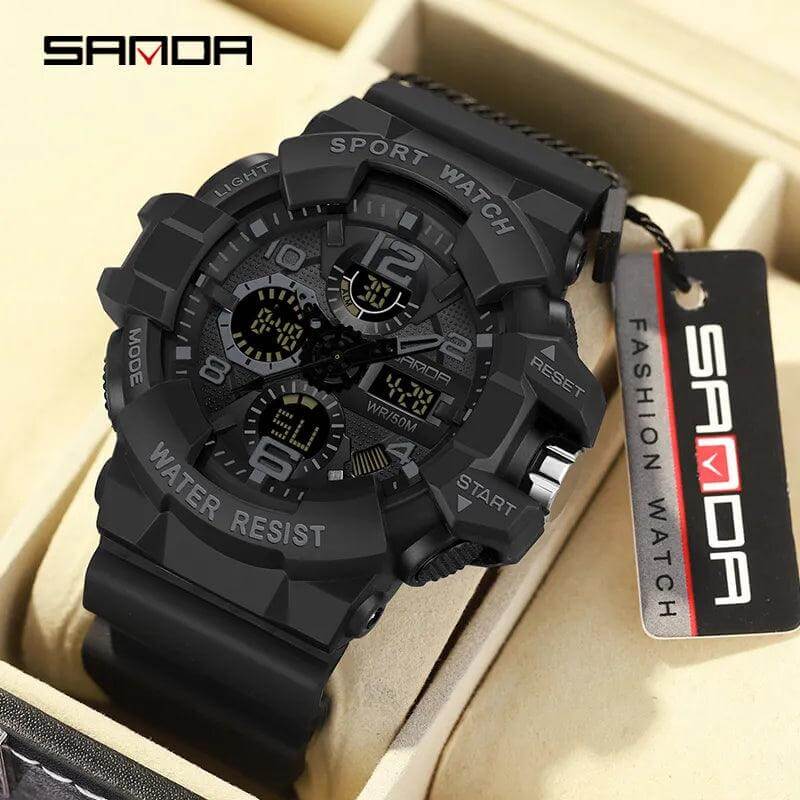 Sanda Dual Display Wristwatch - Model 3168