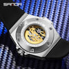 SANDA 7014 Luxury Tourbillon Men's Mechanical Watch Fashion Skeleton Automatic Clock Waterproof Sports Men's Watch Reloj Hombre